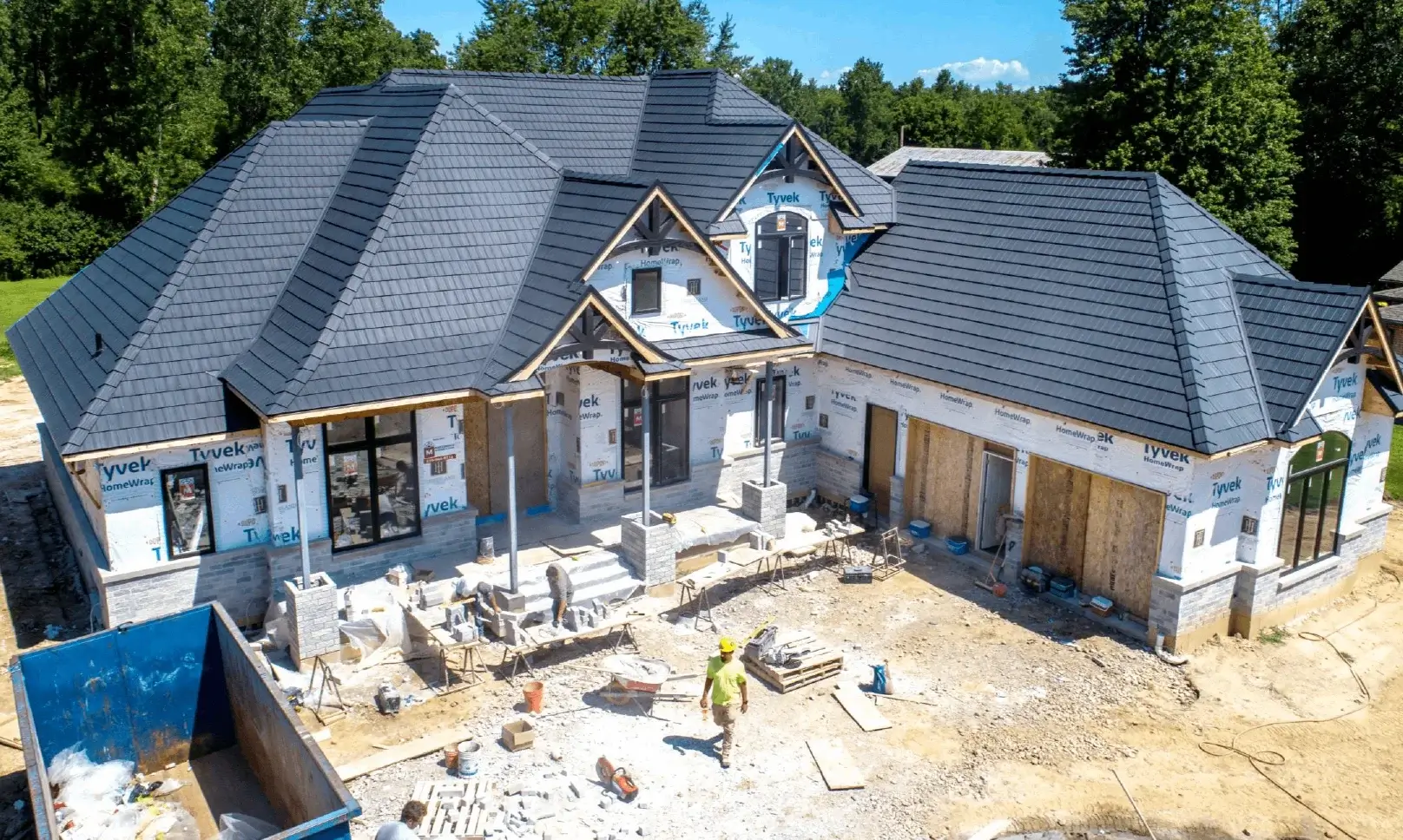 Metal Roof Experts showcasing their professional roof installation for residential or commercial properties.