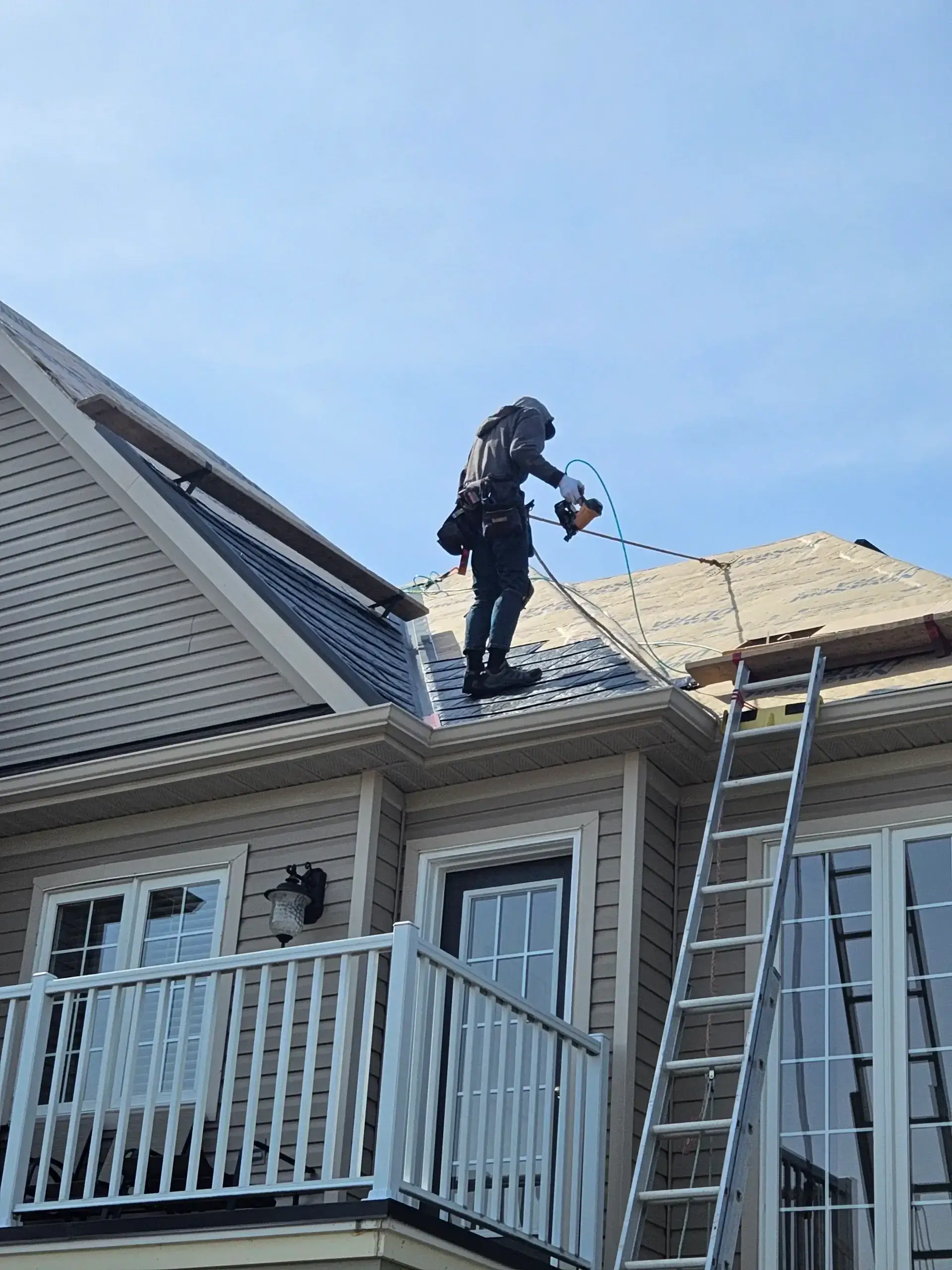 Metal Roofing Installation Team at Work
